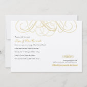  uitnodiging van de Jubileum (Achterkant)