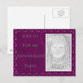 Uitnodiging van de Jubileum Briefkaart (Voorkant / Achterkant)