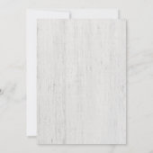 Uitnodiging van de Jubileum | Rustic Romantic (Achterkant)