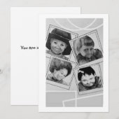 Uitnodiging van de kinderpartij (Voorkant / Achterkant)