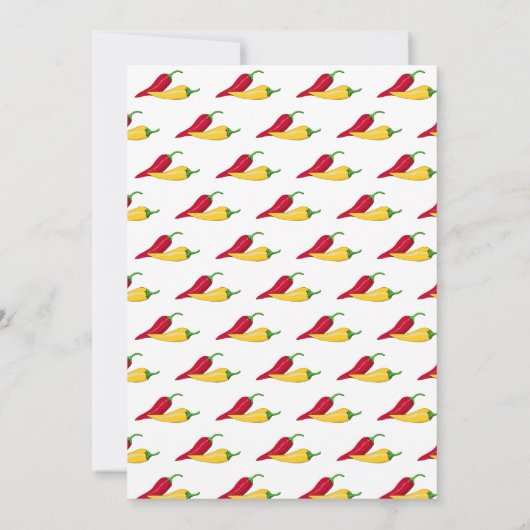 uitnodiging van de kleurrijke partij Fiesta Thread (Achterkant)