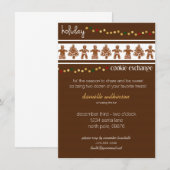 Uitnodiging van de Koekjesuitwisseling van de fees (Voorkant / Achterkant)