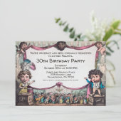  uitnodiging van de  partij (Staand voorkant)