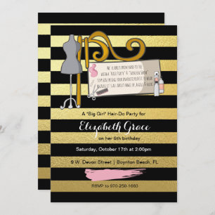 Uitnodiging van de partij Hair/Mode Show