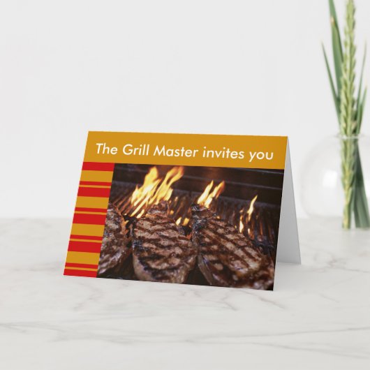 Uitnodiging van de Partij Luau van de grill de (Voorkant)