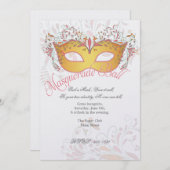 Uitnodiging van de partij Midsummers Night Masquer (Voorkant / Achterkant)