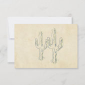 Uitnodiging van de partij Old West Cactus (Achterkant)