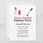 Uitnodiging van de partij Pajama (Voorkant)