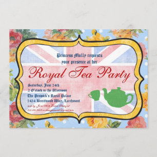 Uitnodiging van de partij Royal Tea