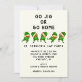 Uitnodiging van de partij St. Patrick (Voorkant)