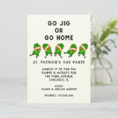 Uitnodiging van de partij St. Patrick (Staand voorkant)