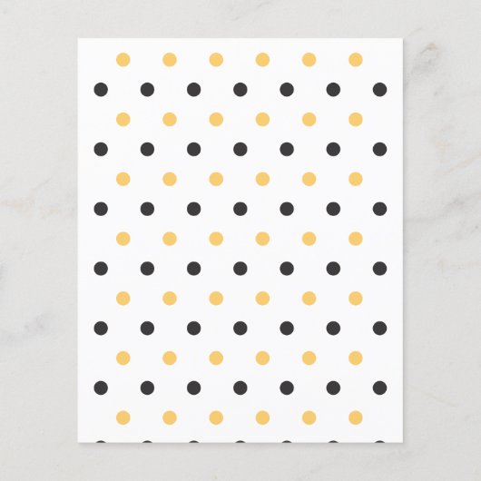 uitnodiging van de partij Sweet Little Honey Bee B Flyer (Achterkant)