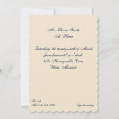 Uitnodiging van de partij Tea om paaseieren te dec (Achterkant)