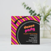 Uitnodiging van de Partij van Dance (Staand voorkant)