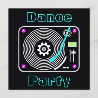 Uitnodiging van de Partij van Dance