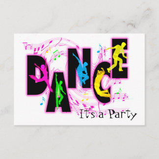 Uitnodiging van de Partij van Dance