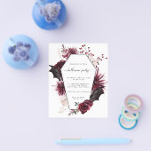 Uitnodiging van de Partij van de Begroting Hallowe Flyer (Enkel)