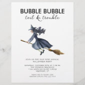 Uitnodiging van de Partij van de Begroting Hallowe Flyer (Voorkant)