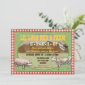 Uitnodiging van de Partij van de boerderij - de Ou (Staand voorkant)