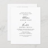 Uitnodiging van de partij van de gevestigde partij (Voorkant / Achterkant)