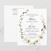 Uitnodiging van de partij van de gevestigde partij (Voorkant / Achterkant)