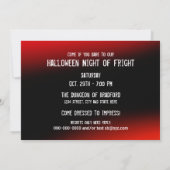 Uitnodiging van de Partij van de Halloween - Volle (Achterkant)