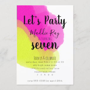 Uitnodiging van de partij van de Helderheid van de