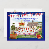 Uitnodiging van de Partij van de Keronatiecel (Voorkant / Achterkant)