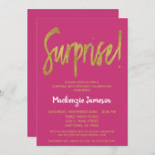 Uitnodiging van de partij van de Oplossing van de  (Voorkant / Achterkant)