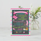 Uitnodiging van de Partij van de Pajama Slumber (Staand voorkant)