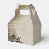 Uitnodiging van de partij van de partij van de par bedankdoosjes (Achterkant)