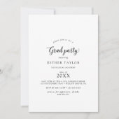 Uitnodiging van de Partij van de Partij van het M (Voorkant)