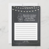 Uitnodiging van de Partij van de pensionering Rust (Achterkant)