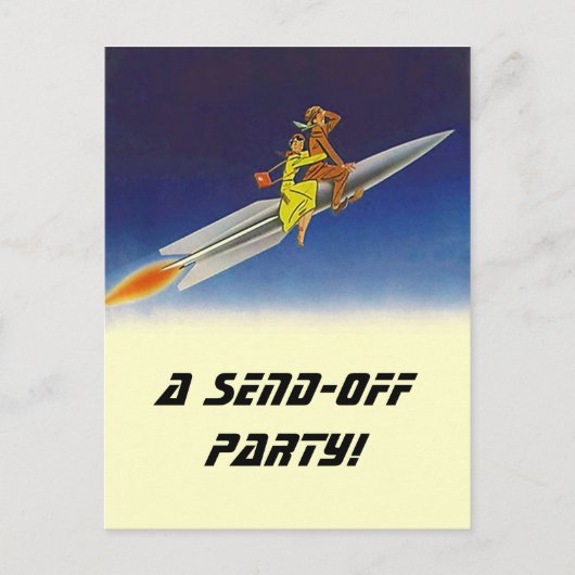 Uitnodiging van de Partij van de Verzending van de Briefkaart (Voorkant)