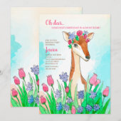 Uitnodiging van de Partij van de Voorjaarsdag (Voorkant / Achterkant)