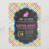 Uitnodiging van de partij van de vroege lente (Voorkant / Achterkant)