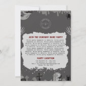 Uitnodiging van de Partij van het Costume van het (Achterkant)