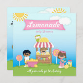 Uitnodiging van de Partij van het Kind van de Trib (Voorkant / Achterkant)