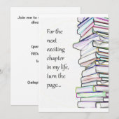 Uitnodiging van de Partij van het volgende Hoofdst (Voorkant / Achterkant)