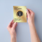 Uitnodiging van de partij voor de legergeleiding flyer (Hand)