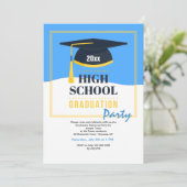 Uitnodiging van de Partij voor de middelbare schoo (Staand voorkant)