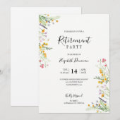 Uitnodiging van de Partij voor de Pensionering van (Voorkant / Achterkant)