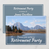 Uitnodiging van de Partij voor de Pensionering van (Voorkant / Achterkant)