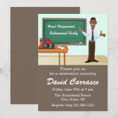 Uitnodiging van de Partij voor de Pensionering van (Voorkant / Achterkant)