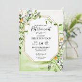 Uitnodiging van de Partij voor de Pensionering van (Staand voorkant)