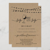 Uitnodiging van de Partij voor de Pensionering van (Voorkant / Achterkant)