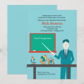 Uitnodiging van de Partij voor de Pensionering van (Voorkant / Achterkant)