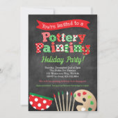 Uitnodiging van de partij voor het schilderen van  (Voorkant)