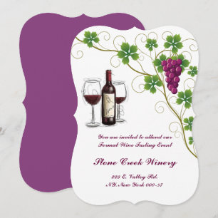 Uitnodiging van de partij voor het tellen van graf