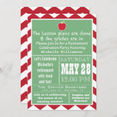 Uitnodiging van de Partij voor pensionering van le (Voorkant / Achterkant)